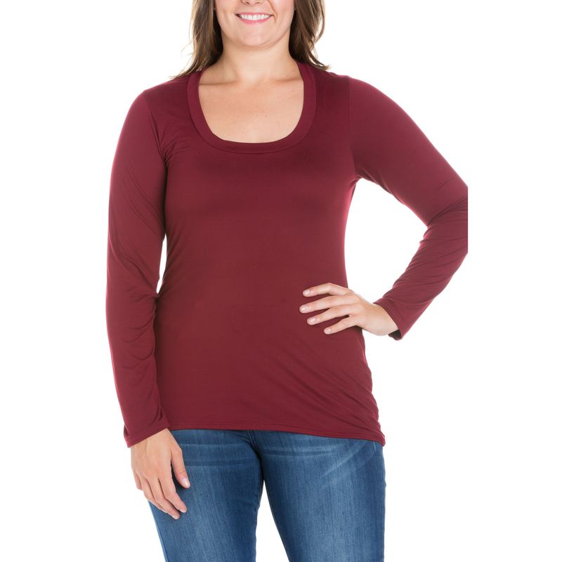 Women's Plus Size Long Sleeves T-Shirt